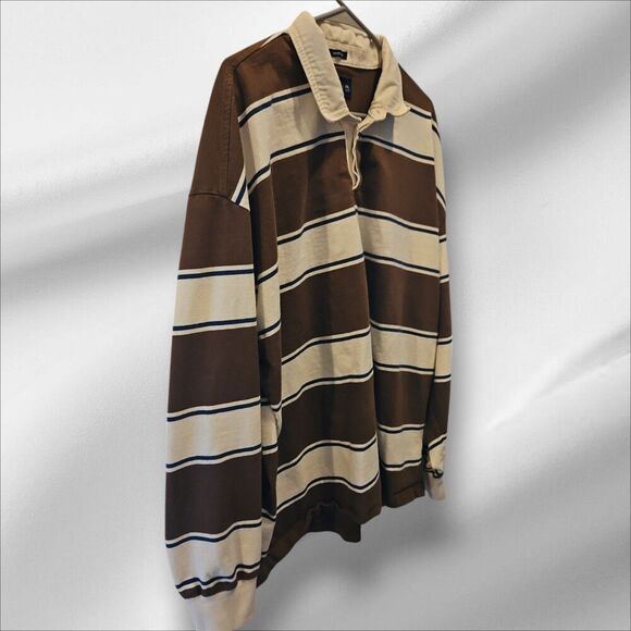 ABERCROMBIE AND FITCH MENS OVERSIZED LONG SLEEVE SHIRt XXL - Picture 2 of 4